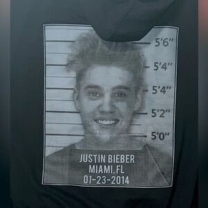 Justin Bieber Mugshot Hoodie